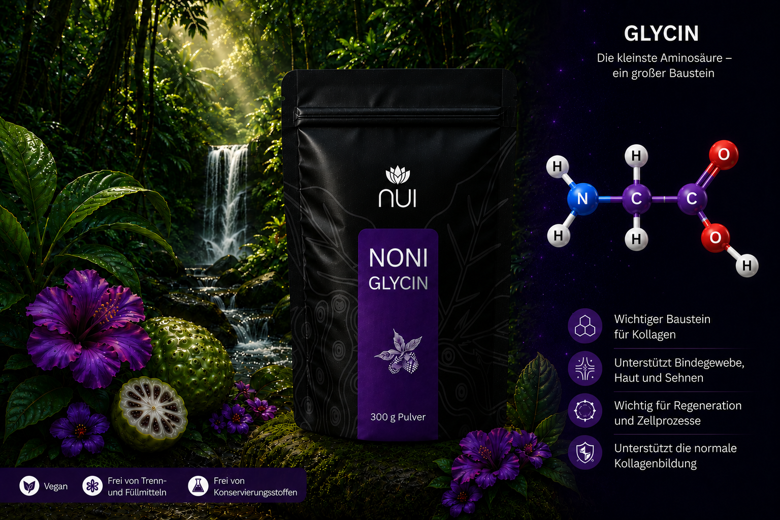 NUI-NONI-GLYCIN-Wald-Formel-Nutzen