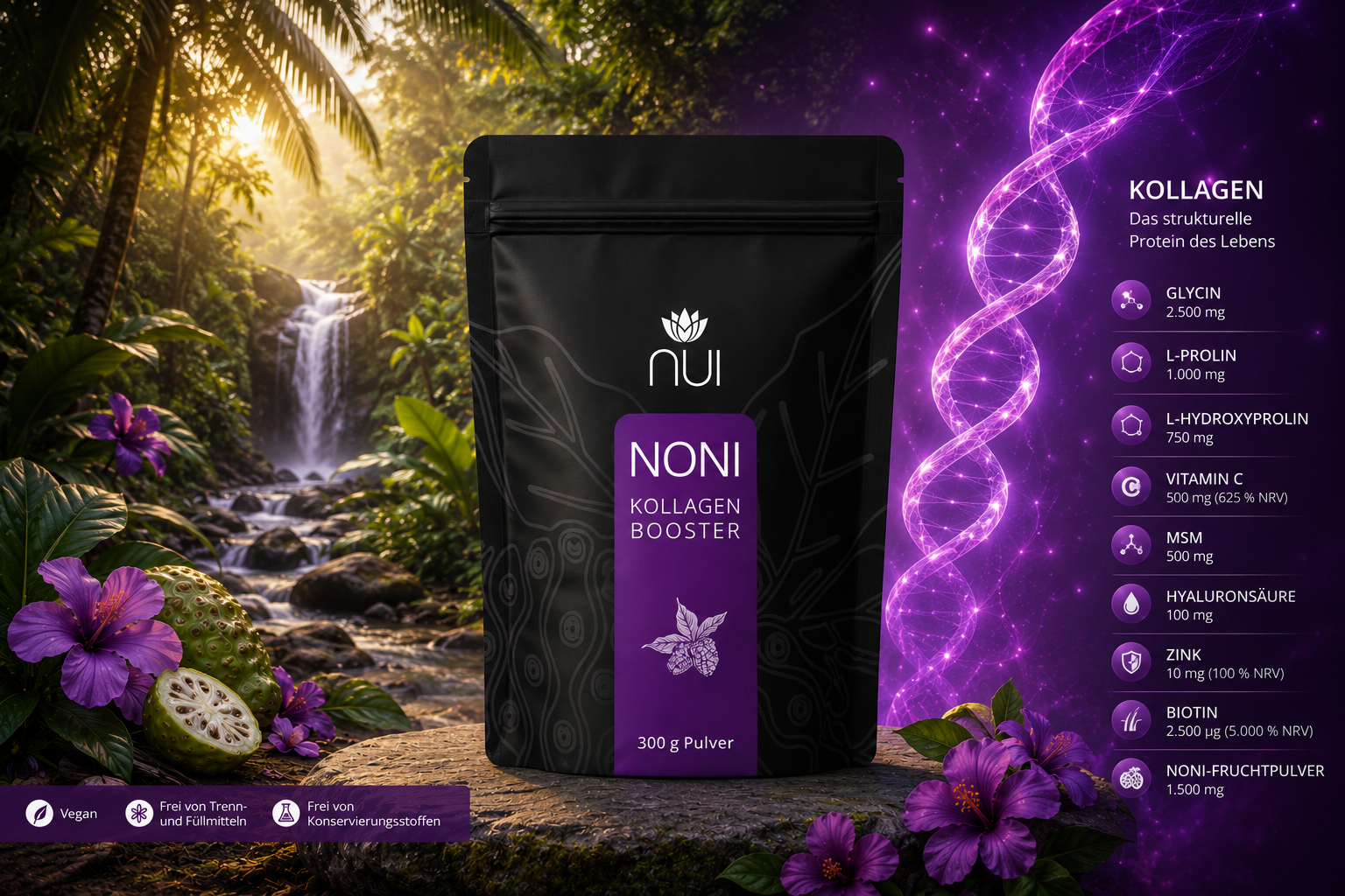 NUI-NONI-KOLLAGEN-BOOSTER-im-Wald